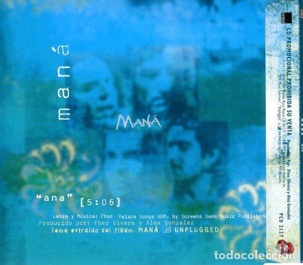 CDs de m&uacute;sica: Man&aacute; &ndash; Ana (CD, WEA PCD 2127) - Foto 2