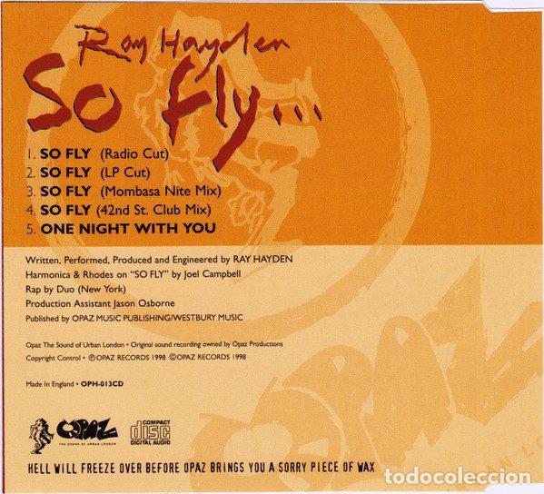 CDs de m&uacute;sica: Ray Hayden &ndash; So Fly... (CD, Opaz Records OPH-013CD) - Foto 2