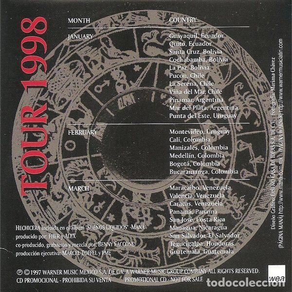 CDs de m&uacute;sica: Man&aacute; &ndash; Hechicera (CD, WEA PCD 1101) - Foto 3