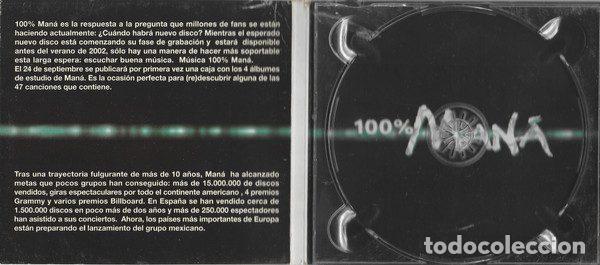 CDs de m&uacute;sica: Man&aacute; &ndash; 100% Man&aacute; (CD, WEA SP 095W) - Foto 4