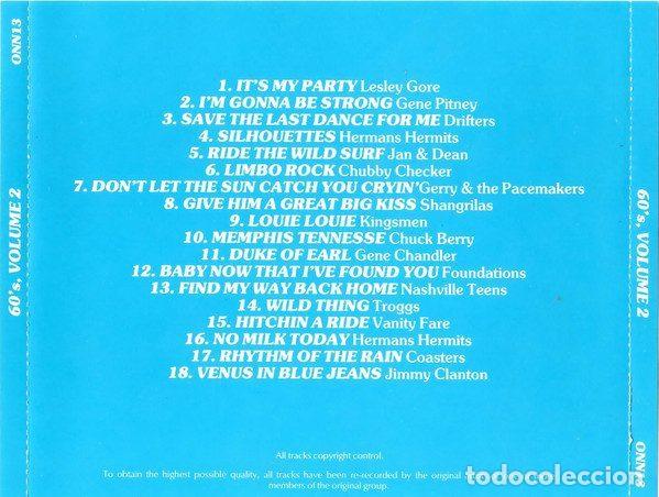CDs de m&uacute;sica: Various &ndash; 60s Volume 2 (CD, Object Enterprises ONN13) - Foto 2