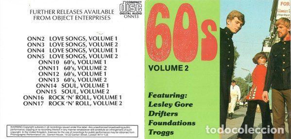 CDs de m&uacute;sica: Various &ndash; 60s Volume 2 (CD, Object Enterprises ONN13) - Foto 3