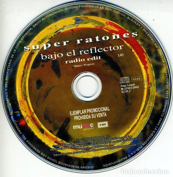 CDs de m&uacute;sica: Super Ratones &ndash; Bajo El Reflector (CD, EMI 0239.2) - Foto 3