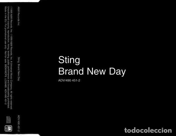 Music CDs: Sting &ndash; Brand New Day (CD, A&M Records ADV/490 451-2)