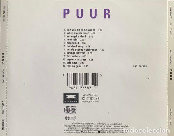 CDs de m&uacute;sica: Soft Parade &ndash; Puur (CD, Anxious Records ANX2000CD) - Foto 2