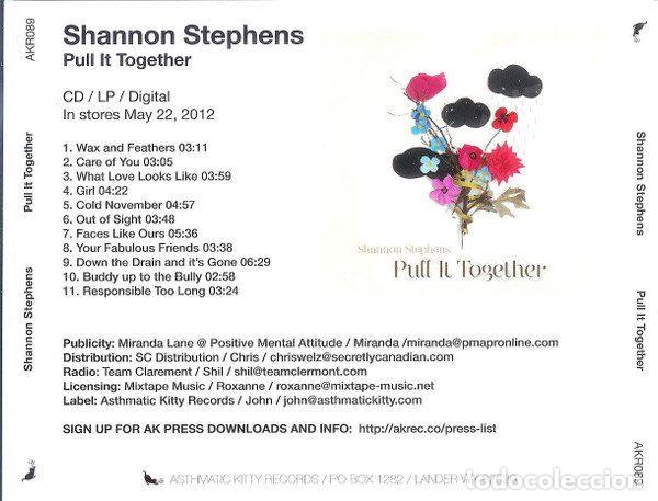 CDs de Musique: Shannon Stephens &ndash; Pull It Together (CD, Asthmatic Kitty Records AKR 089)