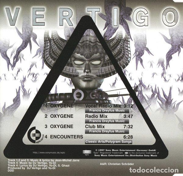 CDs de m&uacute;sica: Vertigo &ndash; Oxygene (CD, Epic EPC 663805 5) - Foto 4