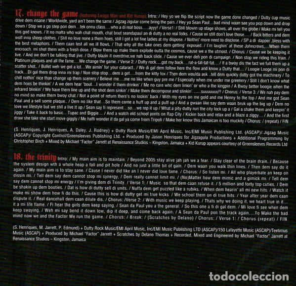 CDs de m&uacute;sica: Sean Paul &ndash; The Trinity (CD, Atlantic 7567-93532-2) - Foto 10