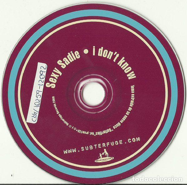 CD di Musica: Sexy Sadie &ndash; I Don't Know (CD, Subterfuge Records Ref.prom153)