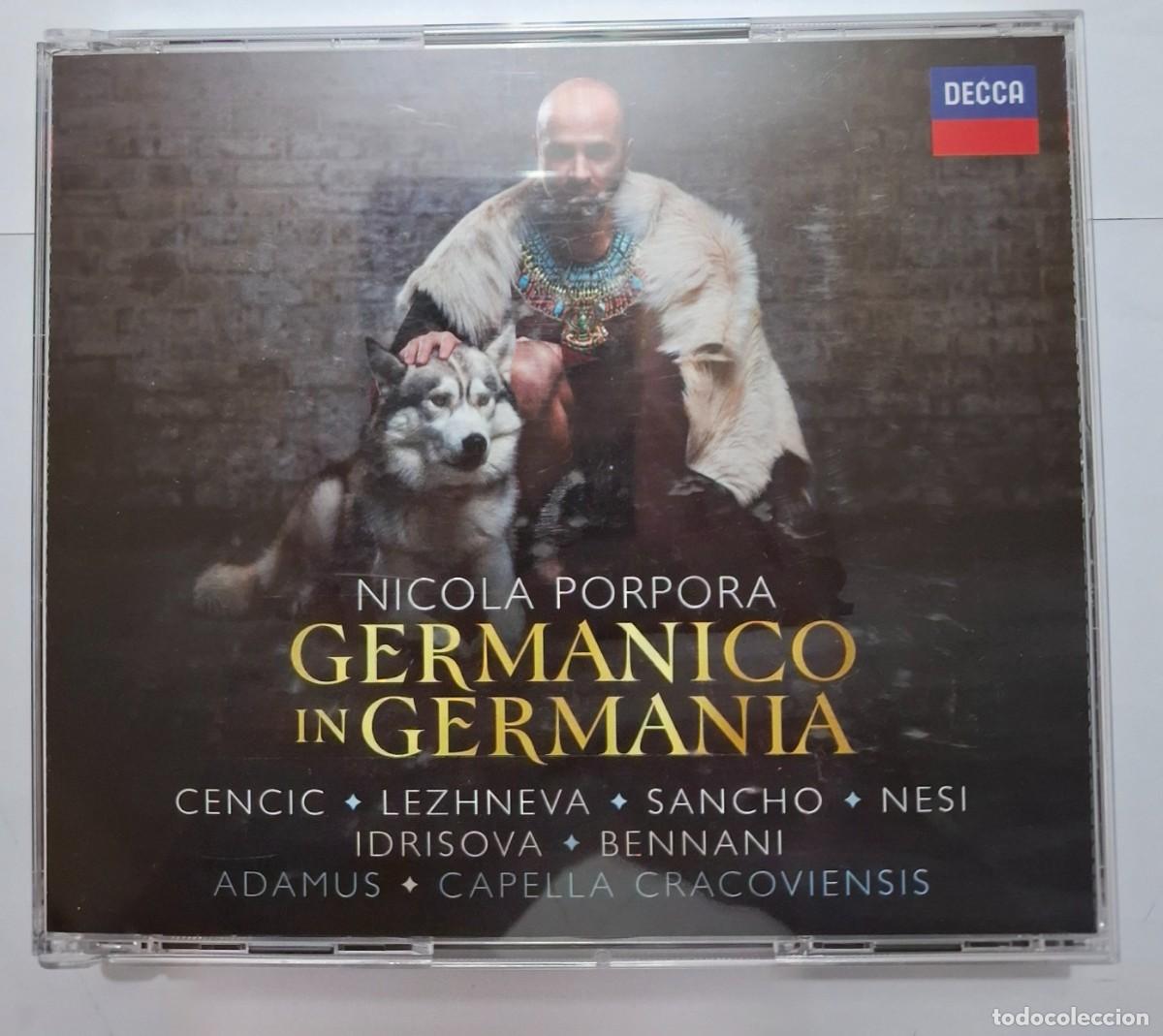 CDs de m&uacute;sica: NICOLA PORPORA: GERMANICO IN GERMANIA (3 CD AUDIO- DECCA)