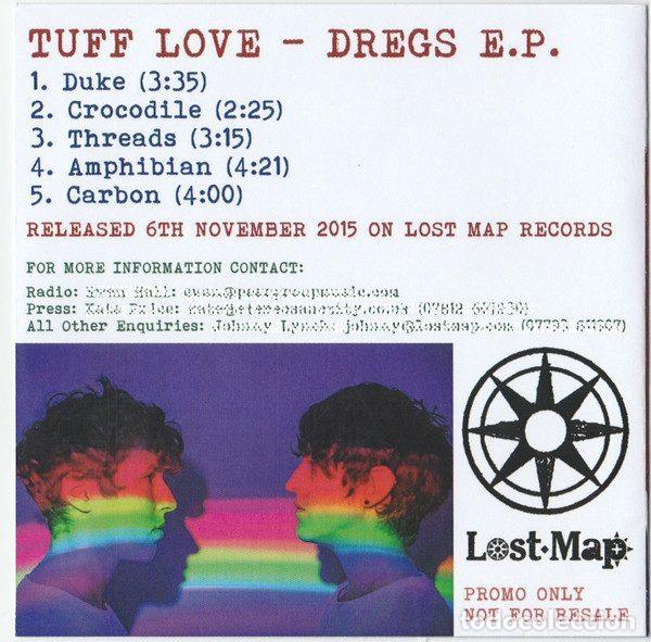 CDs de m&uacute;sica: Tuff Love &ndash; Dregs E.P. (CDr, Lost Map Records none) - Foto 2