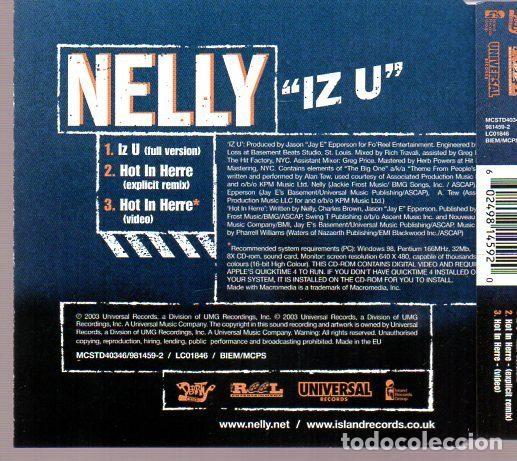 CDs de m&uacute;sica: Nelly &ndash; Iz U (CD, Universal Records MCSTD40346) - Foto 2