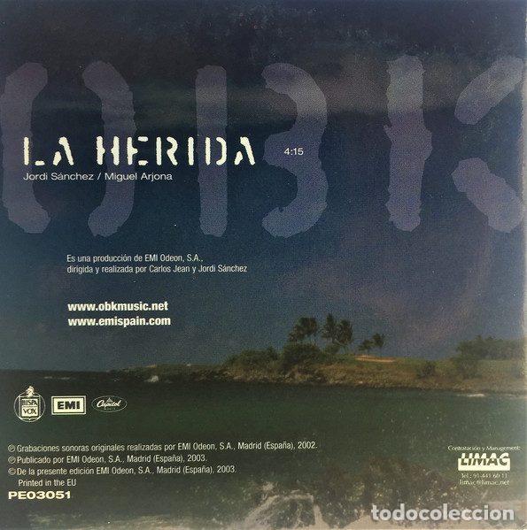 CDs de m&uacute;sica: OBK &ndash; La Herida (CD, EMI PE03051) - Foto 3