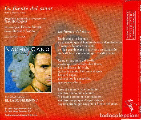 CDs de m&uacute;sica: Nacho Cano &ndash; La Fuente Del Amor (CD, Virgin NACHO4) - Foto 2