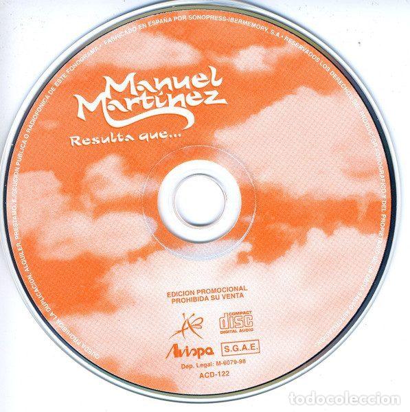 CDs de m&uacute;sica: Manuel Mart&iacute;nez Pradas &ndash; Resulta Que ... (CD, Avispa ACD122) - Foto 3