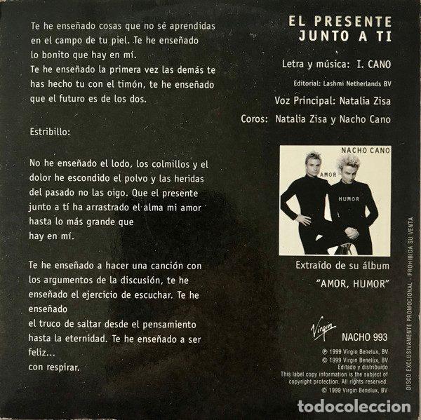 CDs de m&uacute;sica: Nacho Cano &ndash; El Presente Junto A Ti (CD, Virgin NACHO 993) - Foto 2