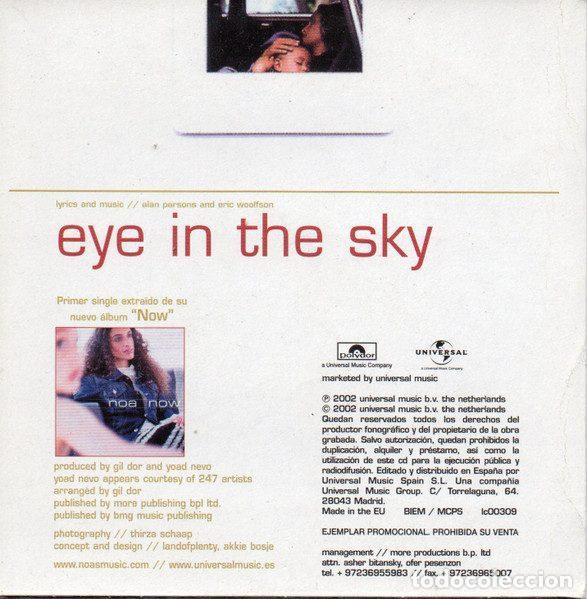 CDs de m&uacute;sica: Noa &ndash; Eye In The Sky (CD, Polydor NOA7) - Foto 2