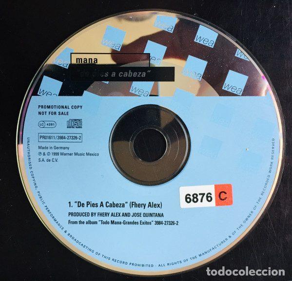 CDs de m&uacute;sica: Man&aacute; &ndash; De Pies A Cabeza (CD, WEA PR01611) - Foto 2