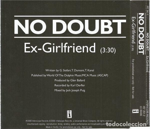 CDs de m&uacute;sica: No Doubt &ndash; Ex-Girlfriend (CD, Interscope Records 497 261-2) - Foto 2