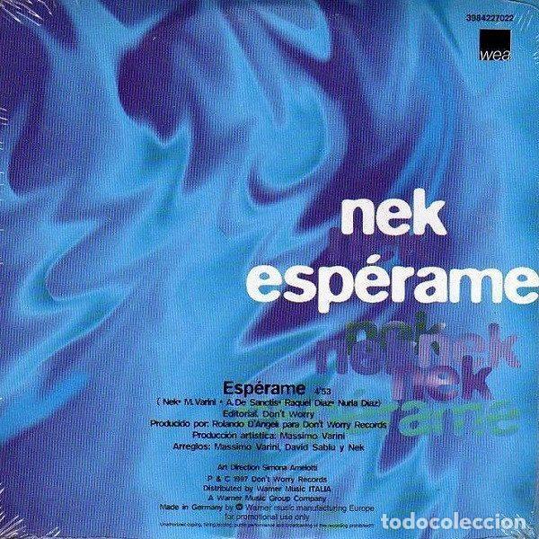 CDs de m&uacute;sica: Nek &ndash; Esp&eacute;rame (CD, WEA 3984227022) - Foto 2
