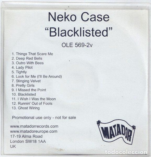 CDs de m&uacute;sica: Neko Case &ndash; Blacklisted (CDr, Matador OLE 569-2v)