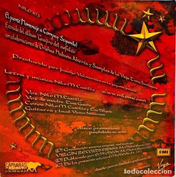 CDs de m&uacute;sica: Nilo MC &ndash; El Puente (CD, EMI NILO 303) - Foto 2