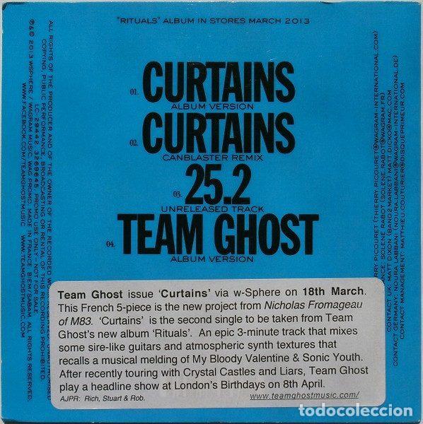 CDs de m&uacute;sica: Team Ghost &ndash; Curtains (CDr, WSphere 3269645) - Foto 4