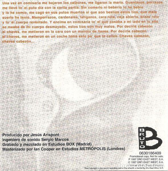 CDs de m&uacute;sica: Narco &ndash; Chaves (CD, Bruto 0630186409) - Foto 2
