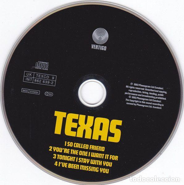 CDs de m&uacute;sica: Texas &ndash; So Called Friend (CD, Vertigo TEXCD 9) - Foto 4