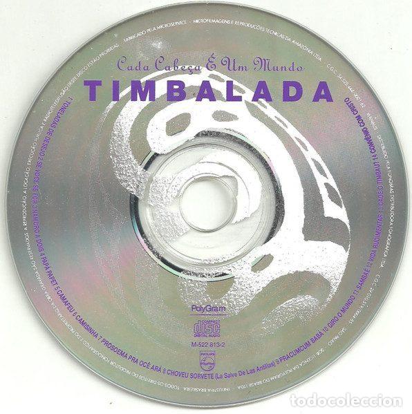 CDs de m&uacute;sica: Timbalada &ndash; Cada Cabe&ccedil;a &Eacute; Um Mundo (CD, Philips 522813-2) - Foto 3