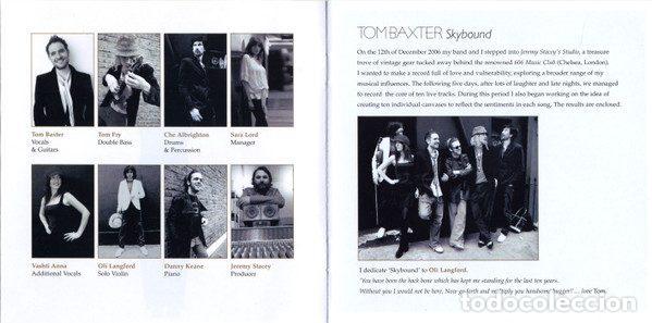 CDs de m&uacute;sica: Tom Baxter &ndash; Skybound (CD, Sylvan Records 5099920666729) - Foto 5