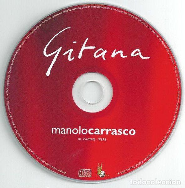 CDs de m&uacute;sica: Manolo Carrasco &ndash; Gitana (CD, Eagle Records none) - Foto 2