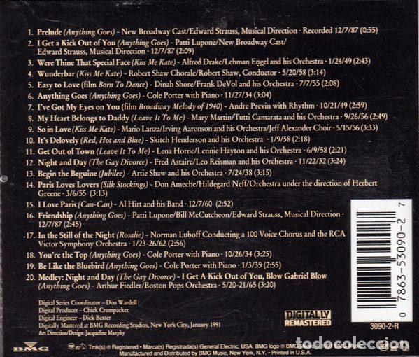 CDs de m&uacute;sica: Various &ndash; Cole Porter A Centennial Celebration (CD, RCA 3090-2-R) - Foto 2
