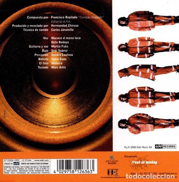 CDs de m&uacute;sica: Macaco &ndash; Chan Chan (CD, Edel Records 0112636 ERE) - Foto 2
