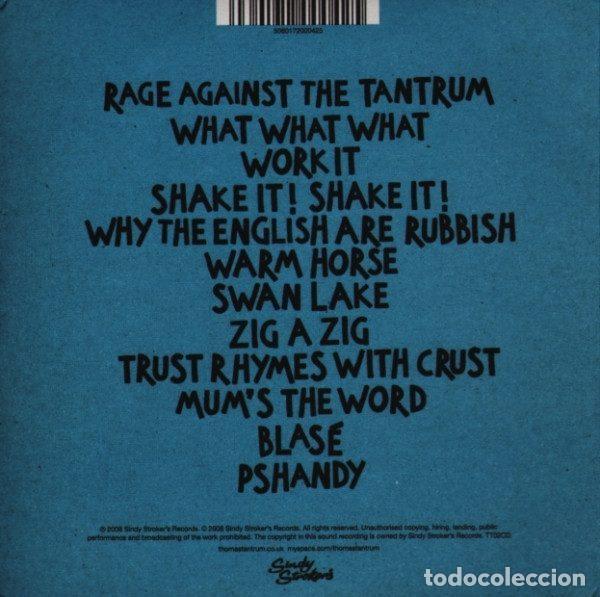 CDs de m&uacute;sica: Thomas Tantrum &ndash; Thomas Tantrum (CD, Sindy Strokers Records TT02CD) - Foto 3