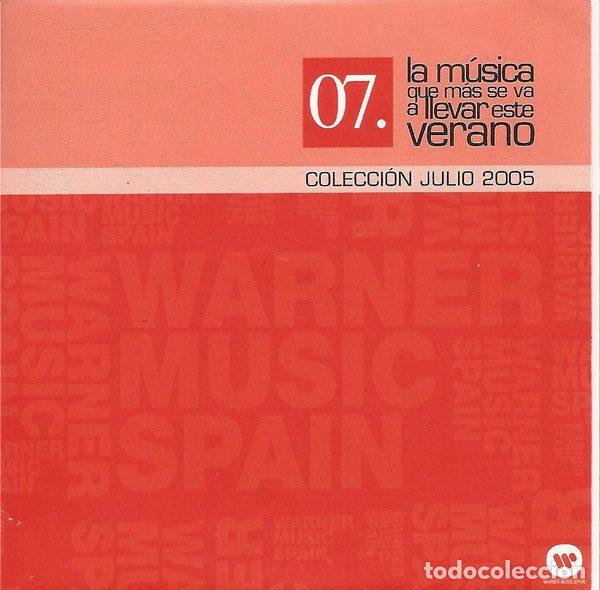 CD di Musica: Various &ndash; 07. La M&uacute;sica Que M&aacute;s Se Va A Llevar Este Verano - Colecci&oacute;n Julio 2005 (CD, WEA SPN381W)