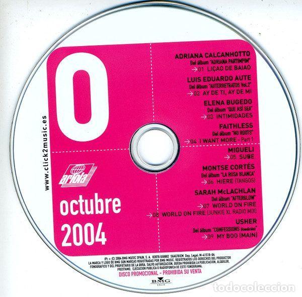 CDs de m&uacute;sica: Various &ndash; Ariola Octubre 2004 (CD, Ariola 82876 658882) - Foto 3