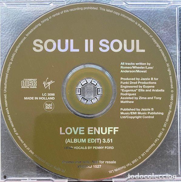 Music CDs: Soul II Soul &ndash; Love Enuff (CD, 10 Records VSCDXJ1527)