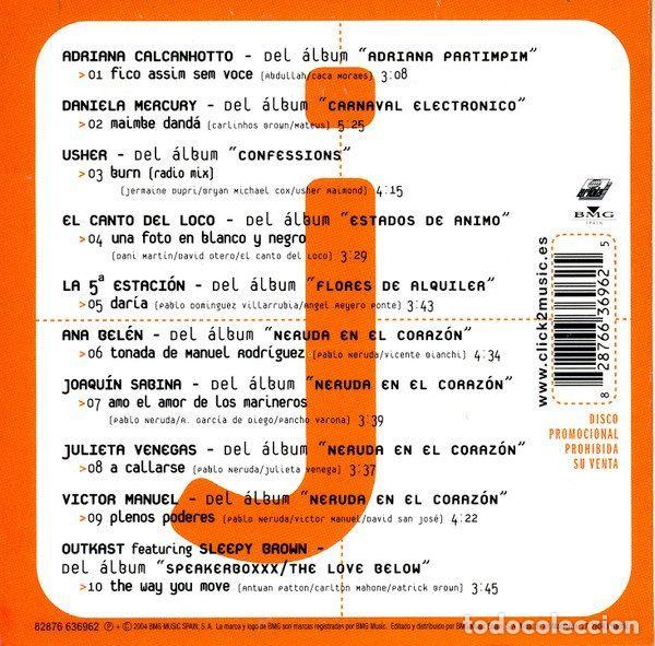 CDs de m&uacute;sica: Various &ndash; Ariola Julio 2004 (CD, Ariola 82876 63692) - Foto 2