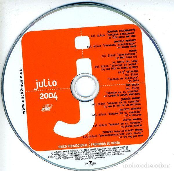 CDs de m&uacute;sica: Various &ndash; Ariola Julio 2004 (CD, Ariola 82876 63692) - Foto 3