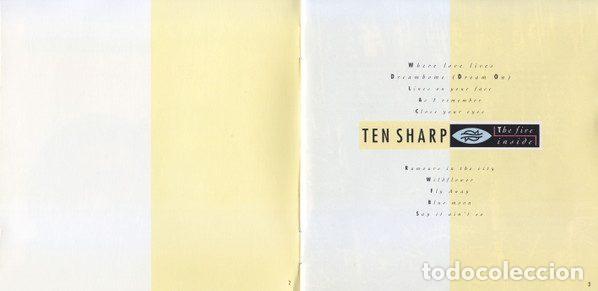 CDs de m&uacute;sica: Ten Sharp &ndash; The Fire Inside (CD, Columbia COL 473886 2) - Foto 6