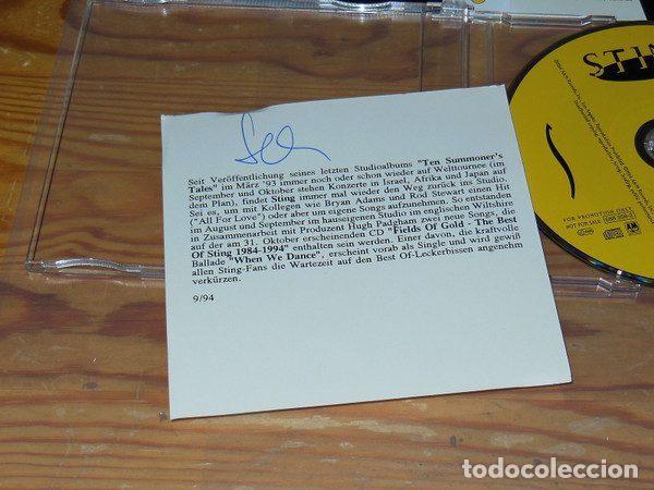CDs de m&uacute;sica: Sting &ndash; When We Dance (CD, A&M Records 588 356-2) - Foto 3