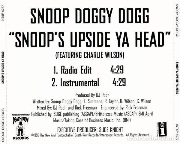 CD de M&uacute;sica: Snoop Doggy Dogg Featuring Charlie Wilson &ndash; Snoop's Upside Ya Head (CD, Interscope Records...
