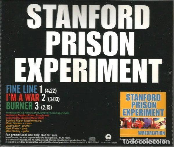 CDs de m&uacute;sica: Stanford Prison Experiment &ndash; Selections From Wrecreation (CD, Island Records PRCD 7754-2)