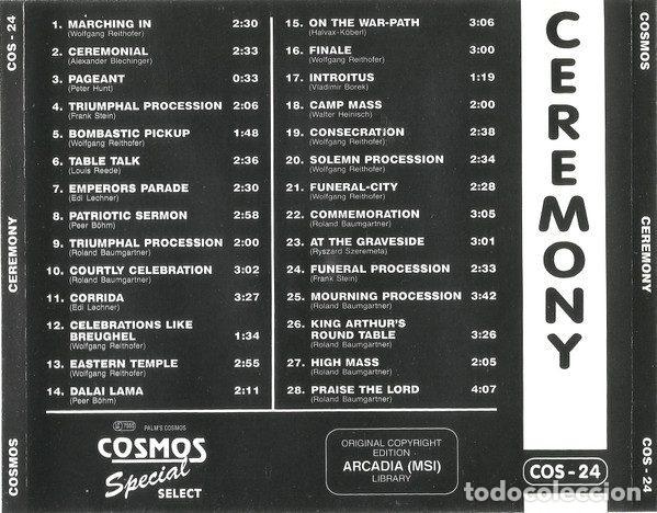 CDs de m&uacute;sica: Various &ndash; Ceremony (CD, Palms Cosmos COS-24) - Foto 2