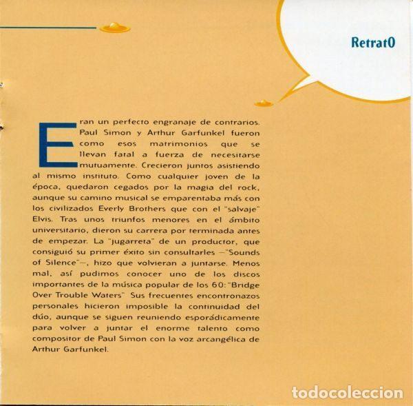 CDs de m&uacute;sica: Simon & Garfunkel &ndash; 16 Grandes &Eacute;xitos En Versi&oacute;n Original (CD, Star Records CD P0004) - Foto 3