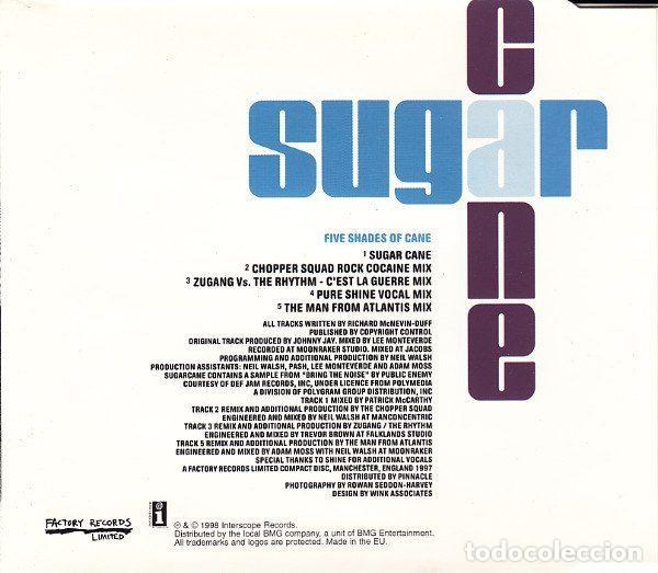CDs de m&uacute;sica: Space Monkeys &ndash; Sugar Cane (CD, Interscope Records IND 95581) - Foto 2