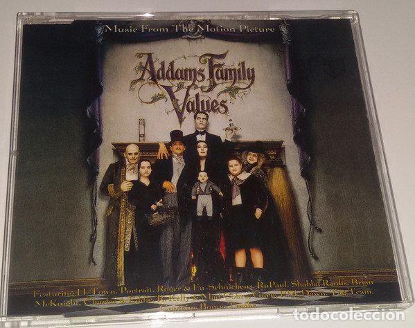 Music CDs: Various &ndash; Music From The Motion Picture Addams Family Values (CD, Atlas ADDAM1-2)