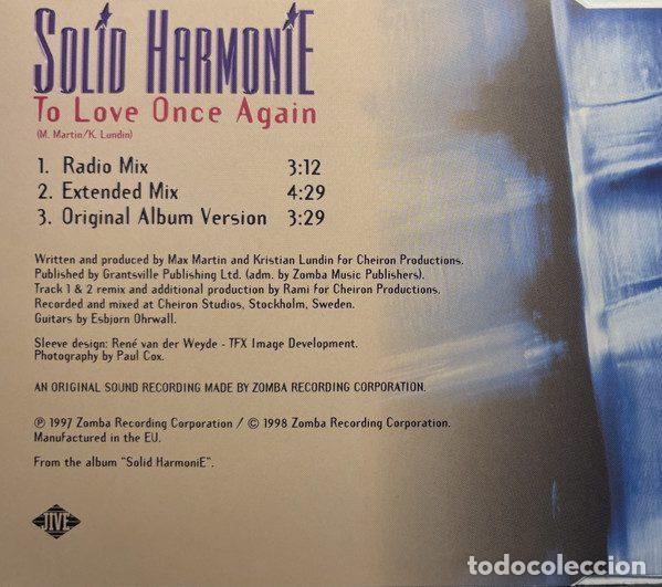 CDs de m&uacute;sica: Solid HarmoniE &ndash; To Love Once Again (CD, Jive 0522302) - Foto 3
