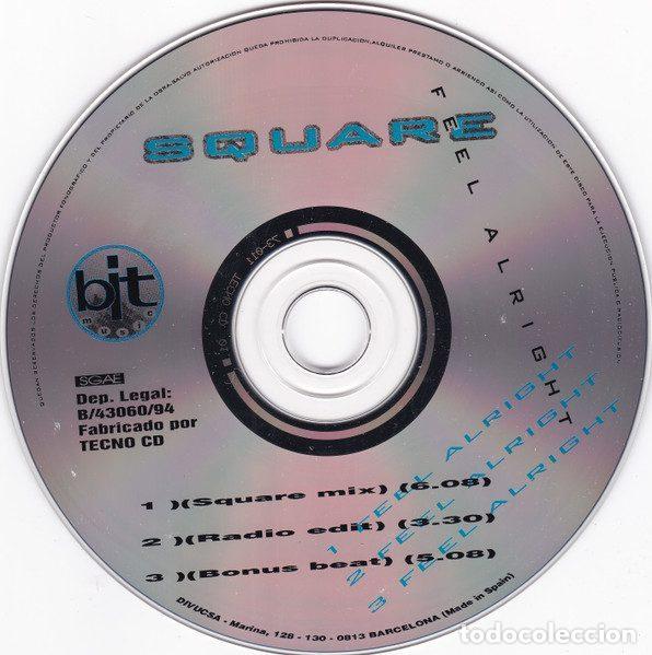 CDs de m&uacute;sica: Square &ndash; Feel Alright (CD, Bit Music 73-011) - Foto 2